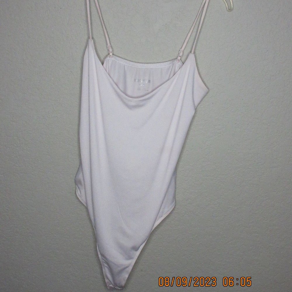 Shein White Polyester Bodysuit - Large